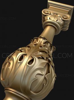 نموذج ثلاثي الأبعاد لآلة CNC الركائز 